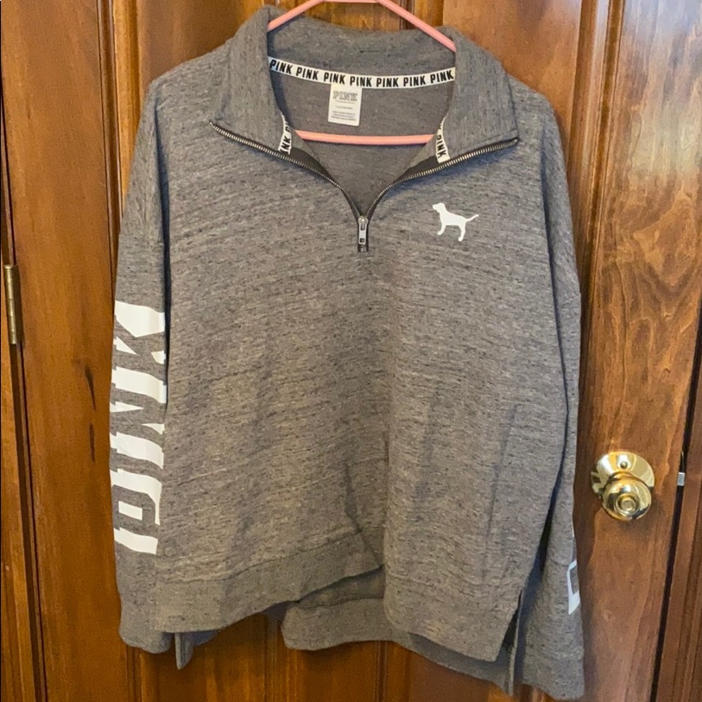 PINK Victoria’s Secret 1/4 zip sweatshirt